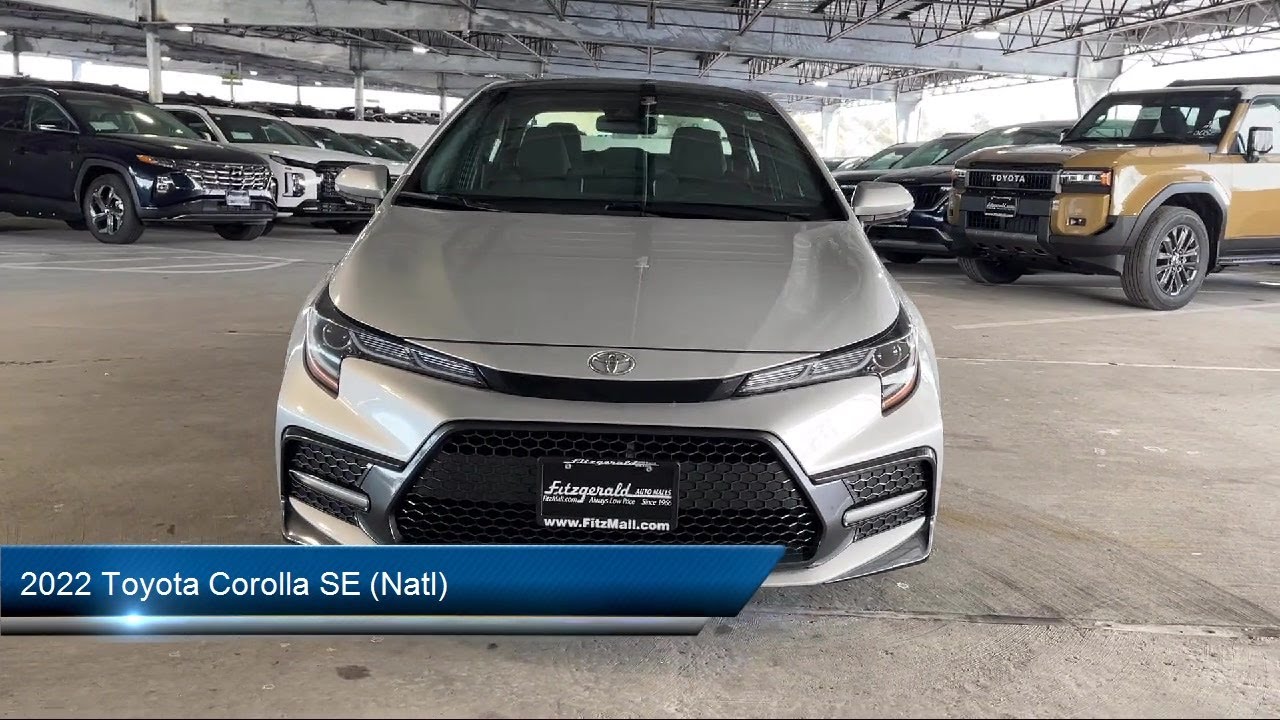 2022 Toyota Corolla SE (Natl) - YouTube