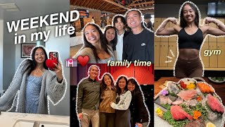 WEEKEND IN MY LIFE | family time, gym, & more