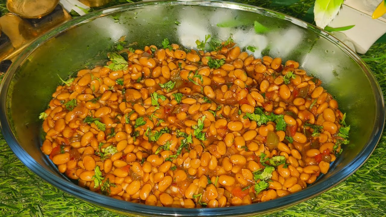  Iftar Special 🤤 Healthy And Tasty Soya bean 🫘 ki Chaat homemade Baked Beans Recipe.