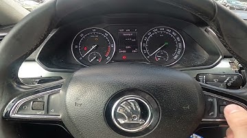 How to Enable or Disable Speed Warning in Skoda Superb III ( 2015 – Now )