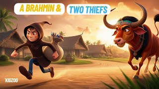 famous story A Brahmin, a thief and a demon|| Must watch story in english|| bedtime stories