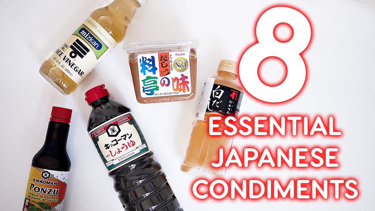 8 ESSENTIAL JAPANESE CONDIMENTS - YouTube