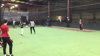 Baseball cut-off man receiving & footwork / relay race