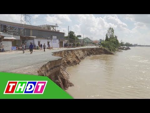 Video Quốc lộ 91 có nguy cơ sụp hoàn toàn do sạt lở | THDT - youtube