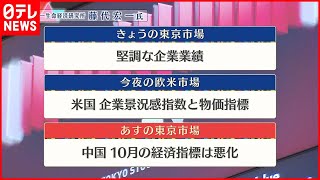 【11月15日の株式市場】株価見通しは？  藤代宏一氏が解説