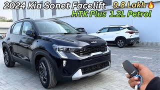Segment Killer🔥2024 Kia Sonet HTK Plus Full Detail Review ♥️ Price & Features Sonet Facelift