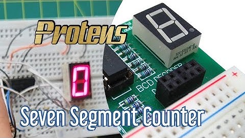 How to make a Seven Segment Counter on Proteus: Tutorial & Testing on Breadboard