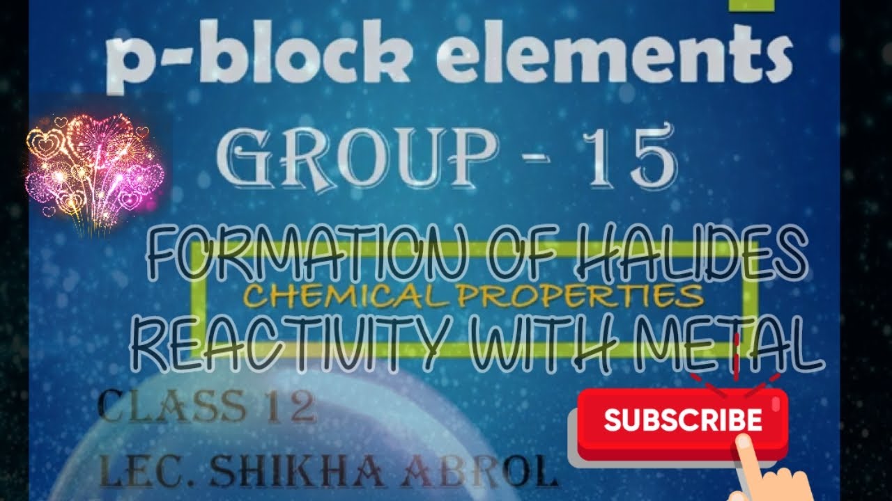 Chemical Properties of pblock Group 15 elements why PCl5 dissociates