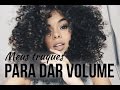 COMO DAR VOLUME NO CABELO CACHEADO #veda01 | RAYZA NICÁCIO