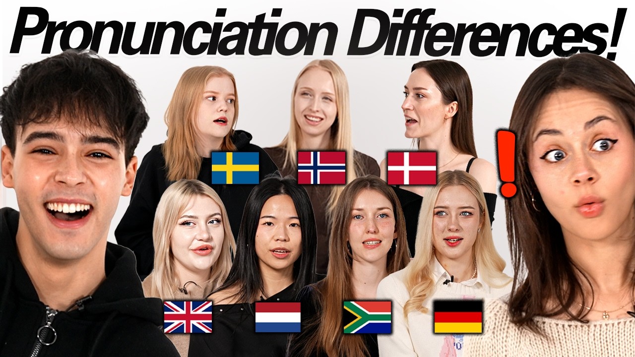 Germanic Word Differences Between 7 Countries! l Why Are They So Similar?