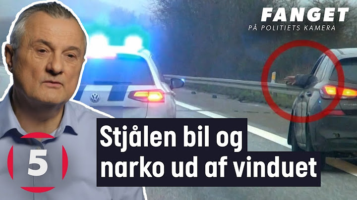 Hasarderet kørsel i stjålen bil | Fanget På Politiets Kamera | Kanal 5 Danmark