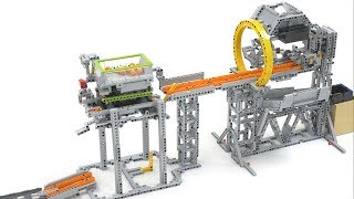Lego Railway System: Rotary dumper module &amp; Elevator module