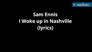 I Woke up in Nashville (lyrics)