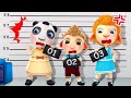 Polcie Officer Johnny Chasing Dolly and Friends in the Supermarket | Funny Cartoon for Kids