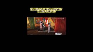 Explore the Heroes Assembly Gather clues 0/7 ✅ | Where Winds Meet : Short Video| Playing Solo |