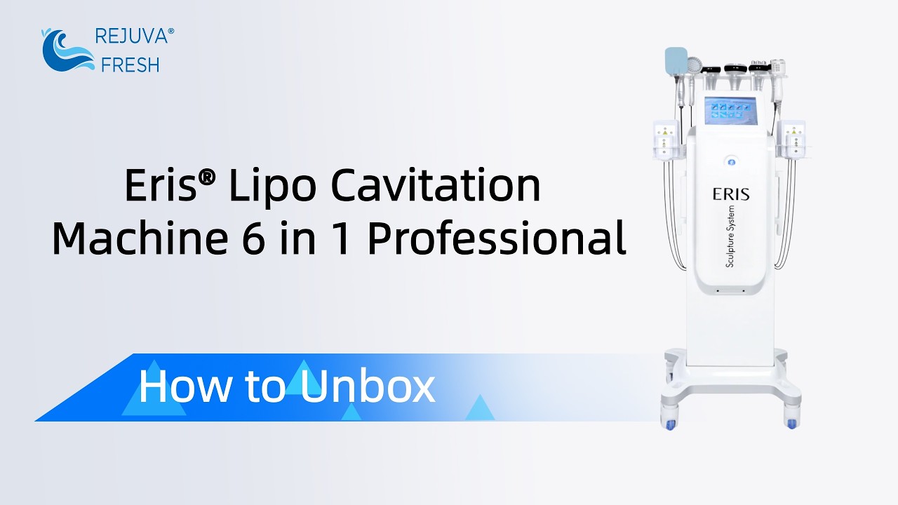 How to unbox：Eris® Lipo Cavitation Machine 6 in 1 Professional