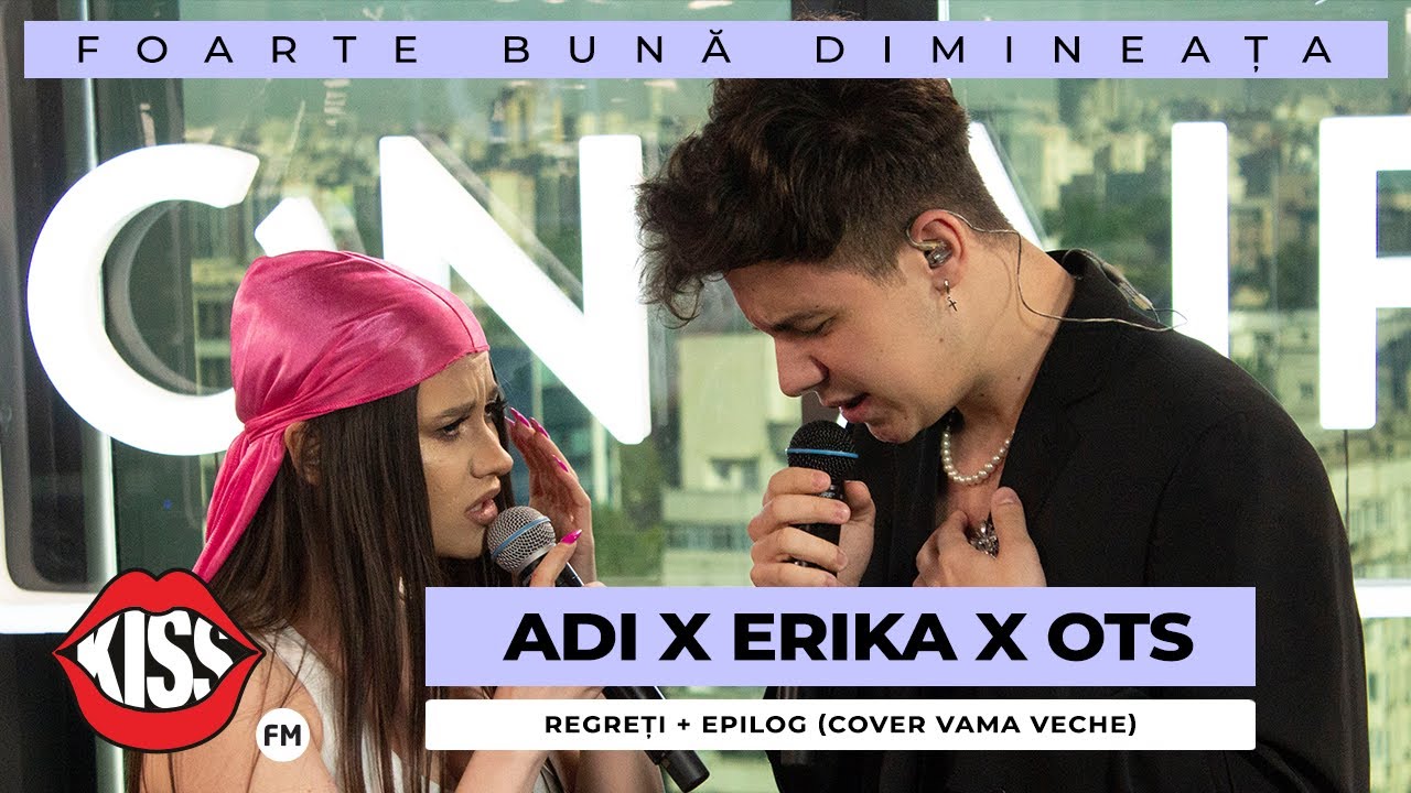 Watch ADI x Erika x OTS - Regreți + Epilog (cover Vama Veche) (Live @ Foarte Bună Dimineața) on YouTube Watch ADI x Erika x OTS - Regreți + Epilog (cover Vama Veche) (Live @ Foarte Bună Dimineața) on YouTube