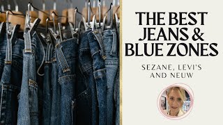 JEANS TIPS AND BLUE ZONE  Diet Book Recommendations ft. Sezane, Levi's, NEUW