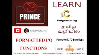 FORMATTED INPUT OUTPUT FUNCTIONS