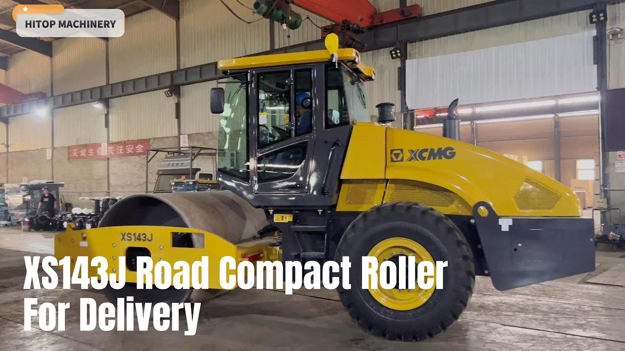 Loading container of XS143J Single Drum Vibratory Roller 14T