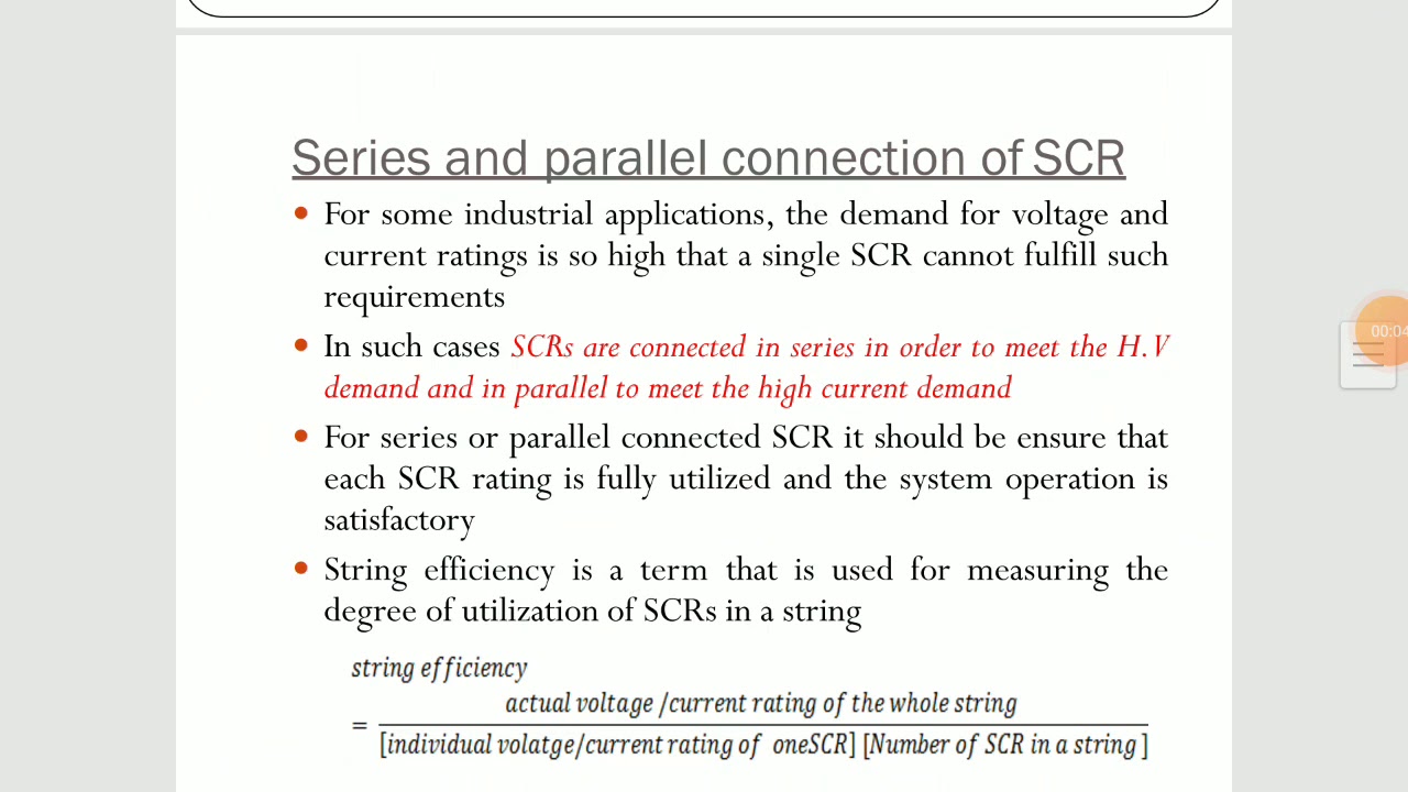Series and parallel connection of SCR - YouTube