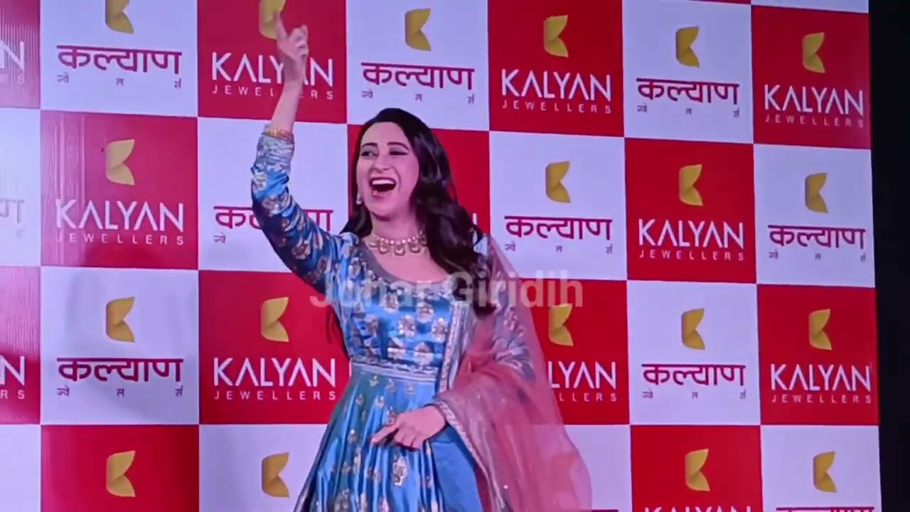 गिरिडीह पहुंची BOLLYWOOD STAR करिश्मा कपूर, कल्याण ज्वेलर्स शोरूम का किया उद्घाटन।