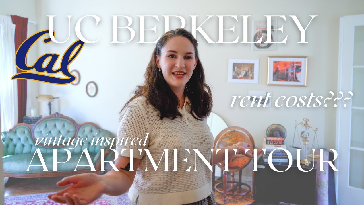 VINTAGE INSPIRED COLLEGE APARTMENT TOUR | How much my rent cost at Cal + UC Berkeley Housing Q&A