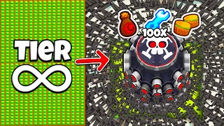 Popping 2,034,888,233,575 bloons with infinitely upgraded Tack Shooter! (BTD 6)