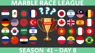 Marble Race League Season 41 DAY 8 Marble Race in Algodoo