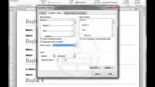 office word içindekiler tablosu oluşturma | Özakademi Teknik ve Mesleki Eğitim Kurumları