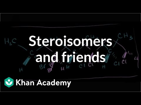 Stereoisomers, enantiomers, diastereomers, constitutional isomers and meso compounds | Khan Academy