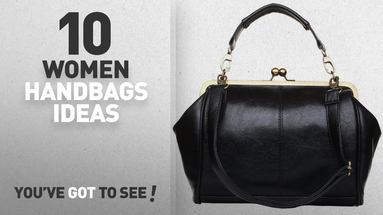 Top 10 Retro Handbag [ Winter 2018 ]: BestWare Satchel Handbags Vintage Shoulder Bag Retro Handbags