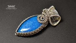 Wire wrapped pendant step by step tutorials for beginners. Wire Wrapped Stone Pendants, DIY.