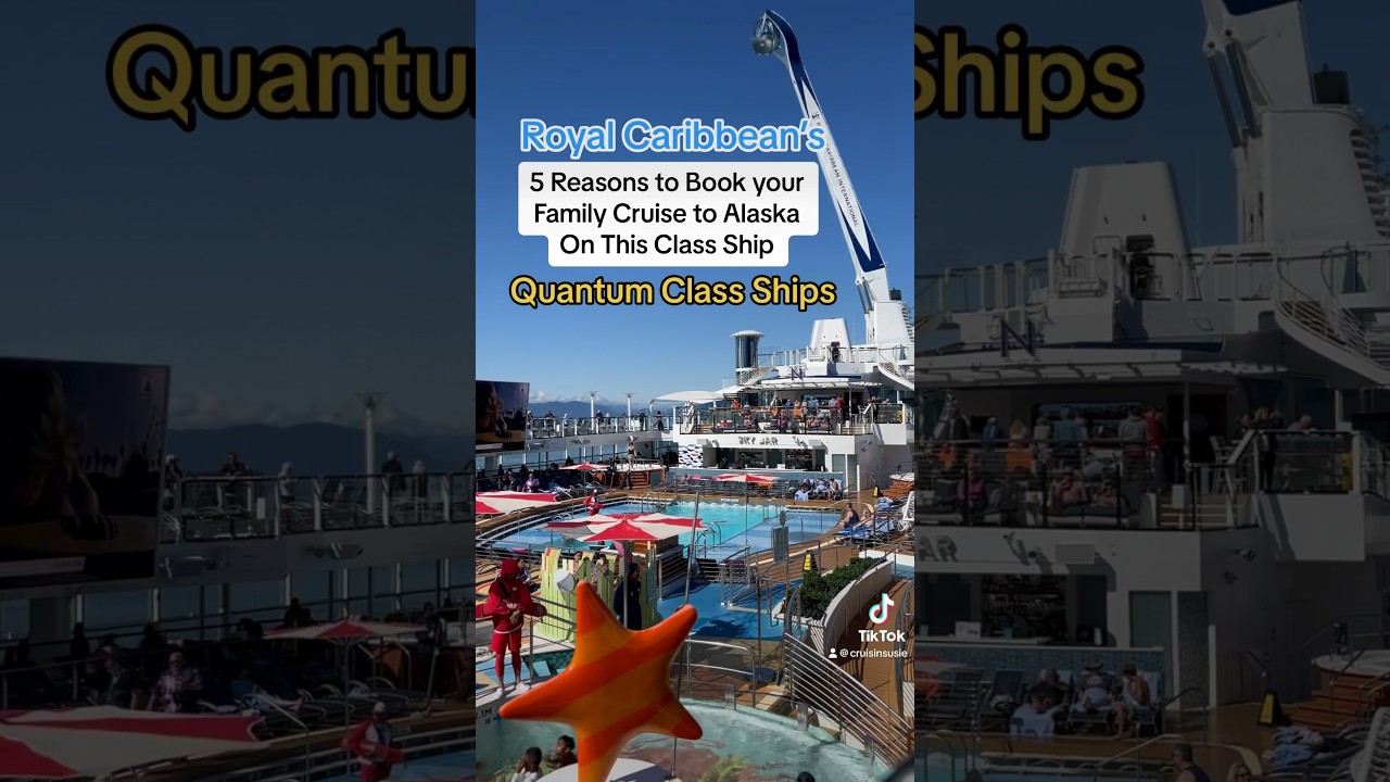 5 Reasons to Book Quantum Class Ships to Alaska with Kids. #cruise #royalcaribbean #traveltips