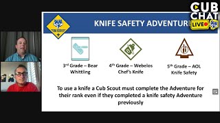 Knife safety adventures in Cub Scouts