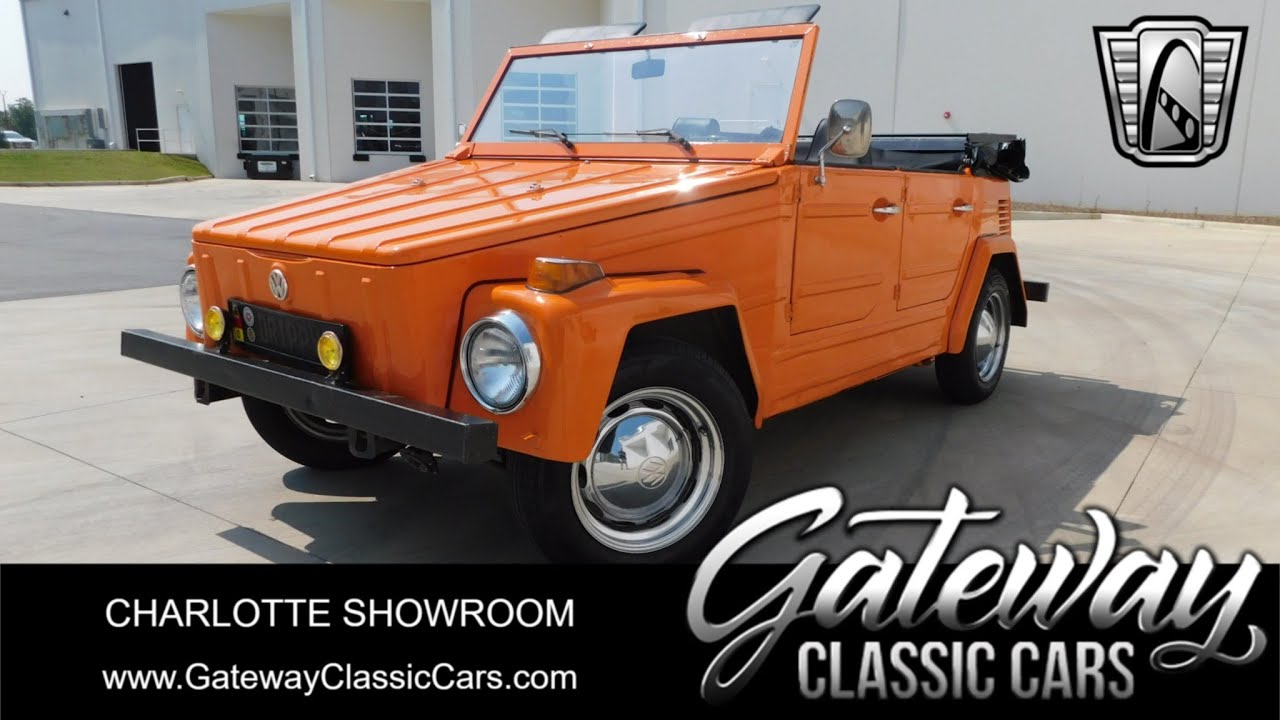 1973 Volkswagen Thing Gateway Classic Cars 240 CHA - YouTube