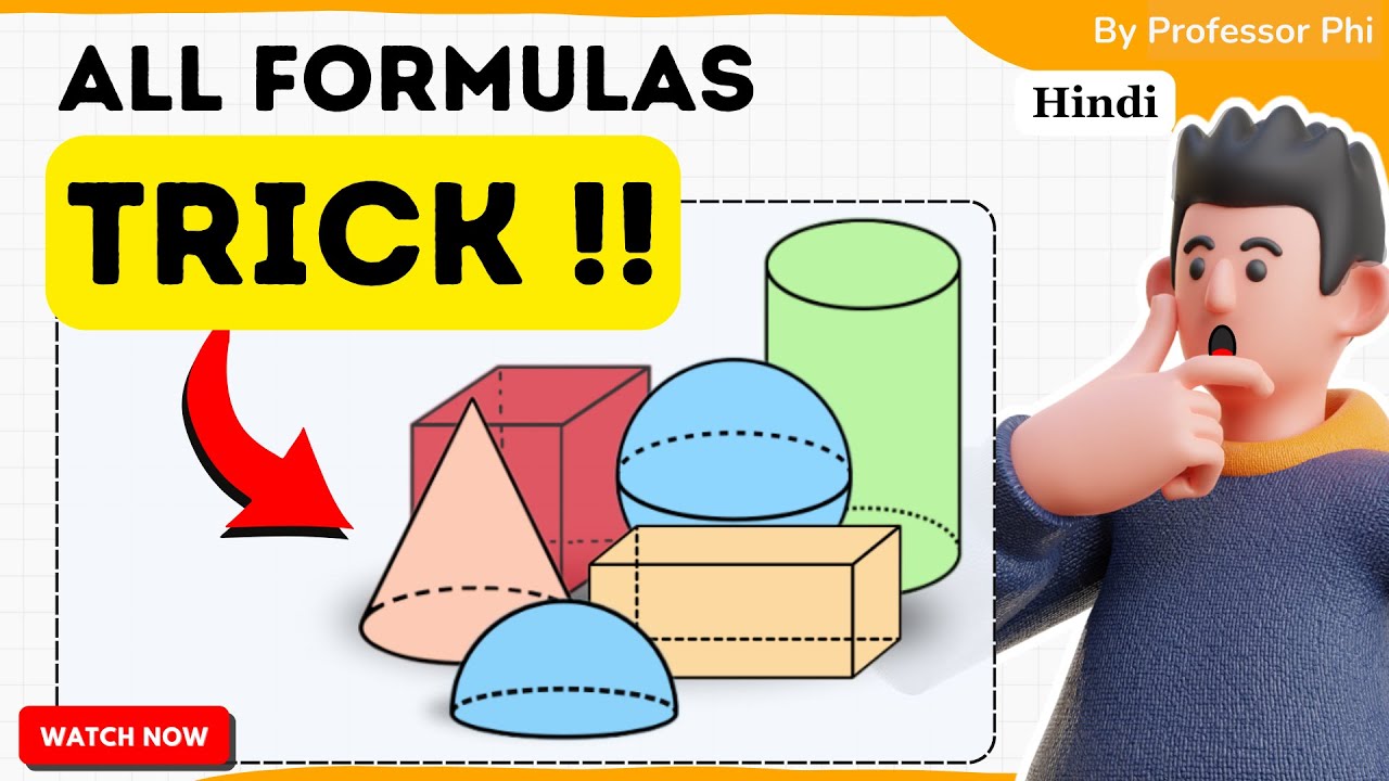 Ab Formula Bhoolna Band – Surface Area & Volume Full Trick Revealed!