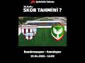 36.Hafta | MS | Bandırmaspor 2-0 Amedspor