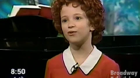 Brittany Kissinger - "Tomorrow" - ANNIE (NBC Today...
