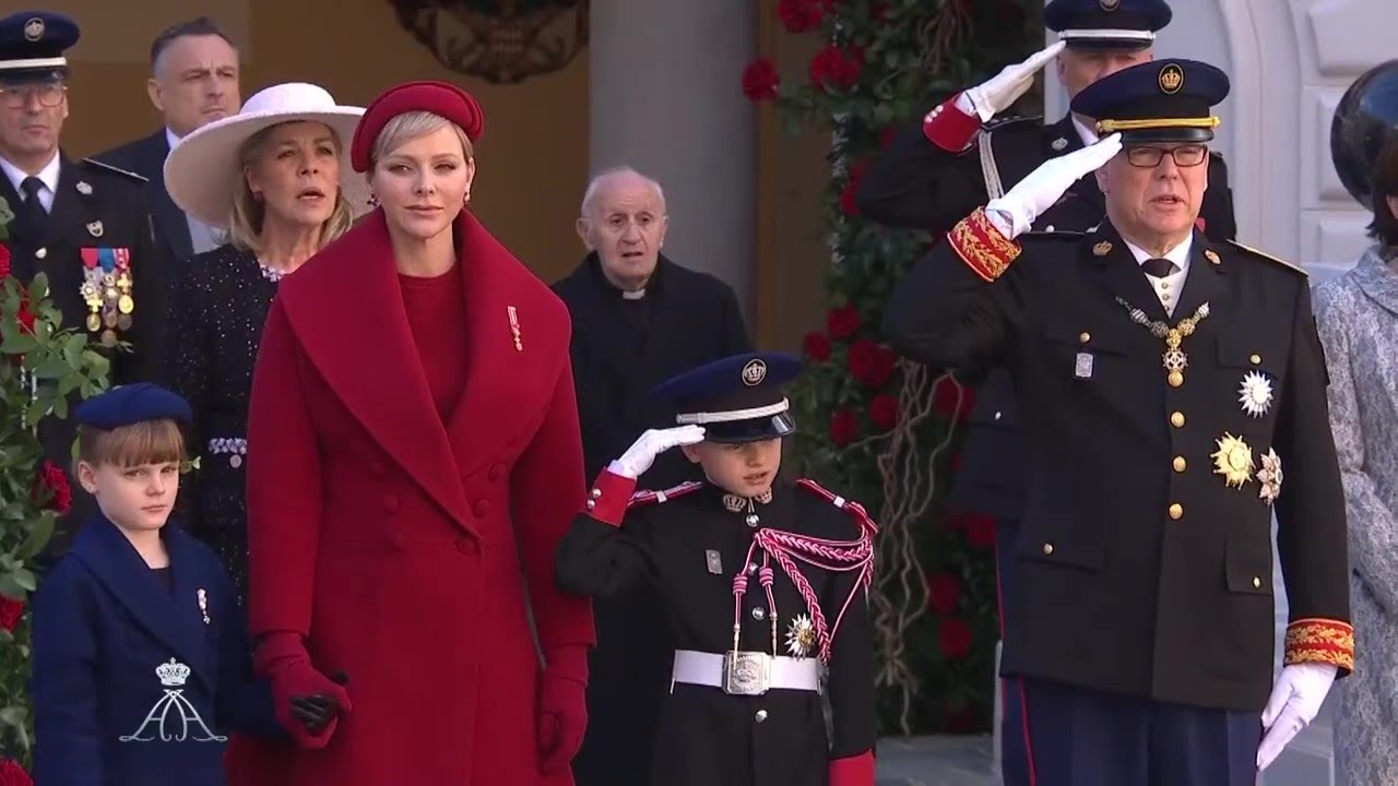Prince Albert II decorates guards on Monacos national day 2023