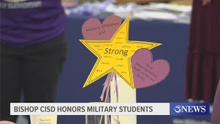 Bishop CISD honors military students