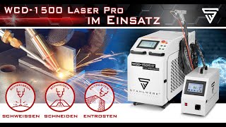 STAHLWERK Laser-Schweißgerät WCD-1500 im Härtetest - Schweißen - Schneiden - Entrosten