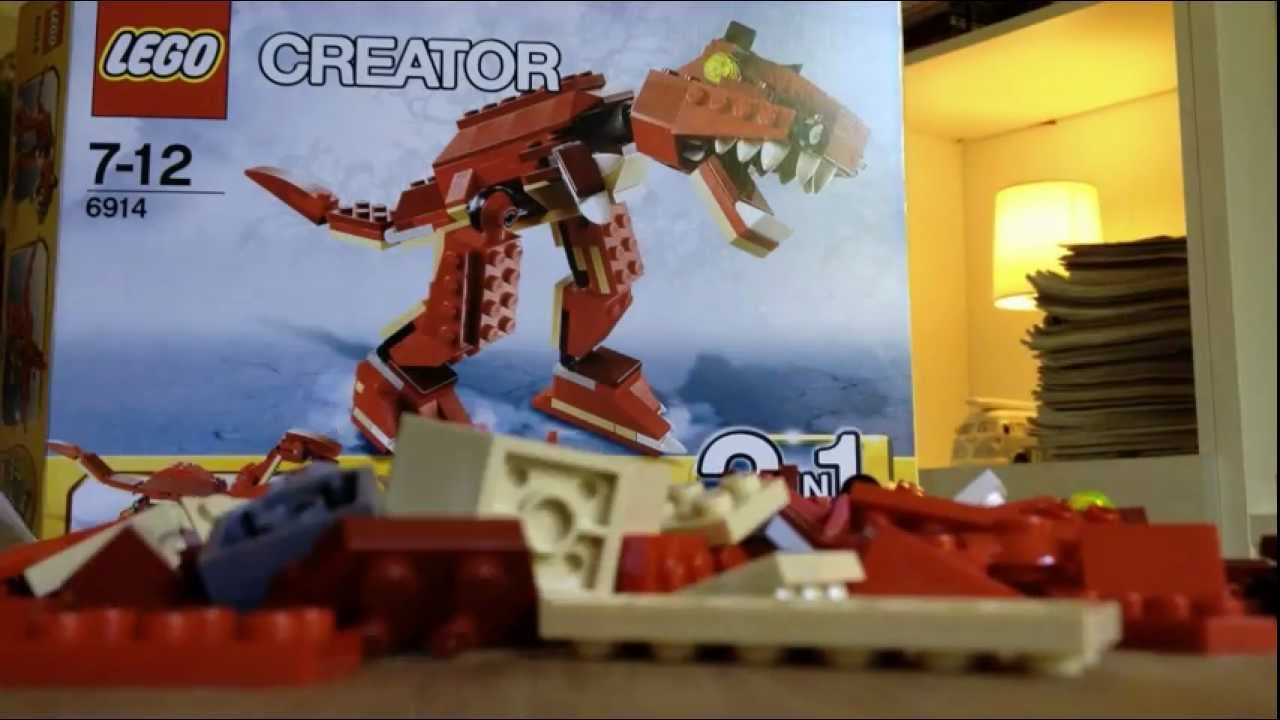 Lego 6914 クリエイター ティラノサウルス レゴ動画
