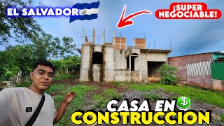 VENDO TERRENO CON CASA EN CONSTRUCCION EN AHUACHAPAN EL SALVADOR 🇸🇻 ¡SUPER NEGOCIABLE! 🤑