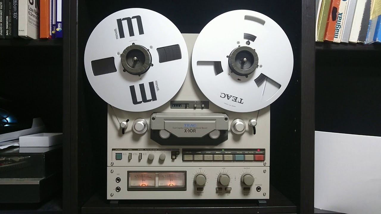 TEAC X10R 録音、再生テスト - YouTube