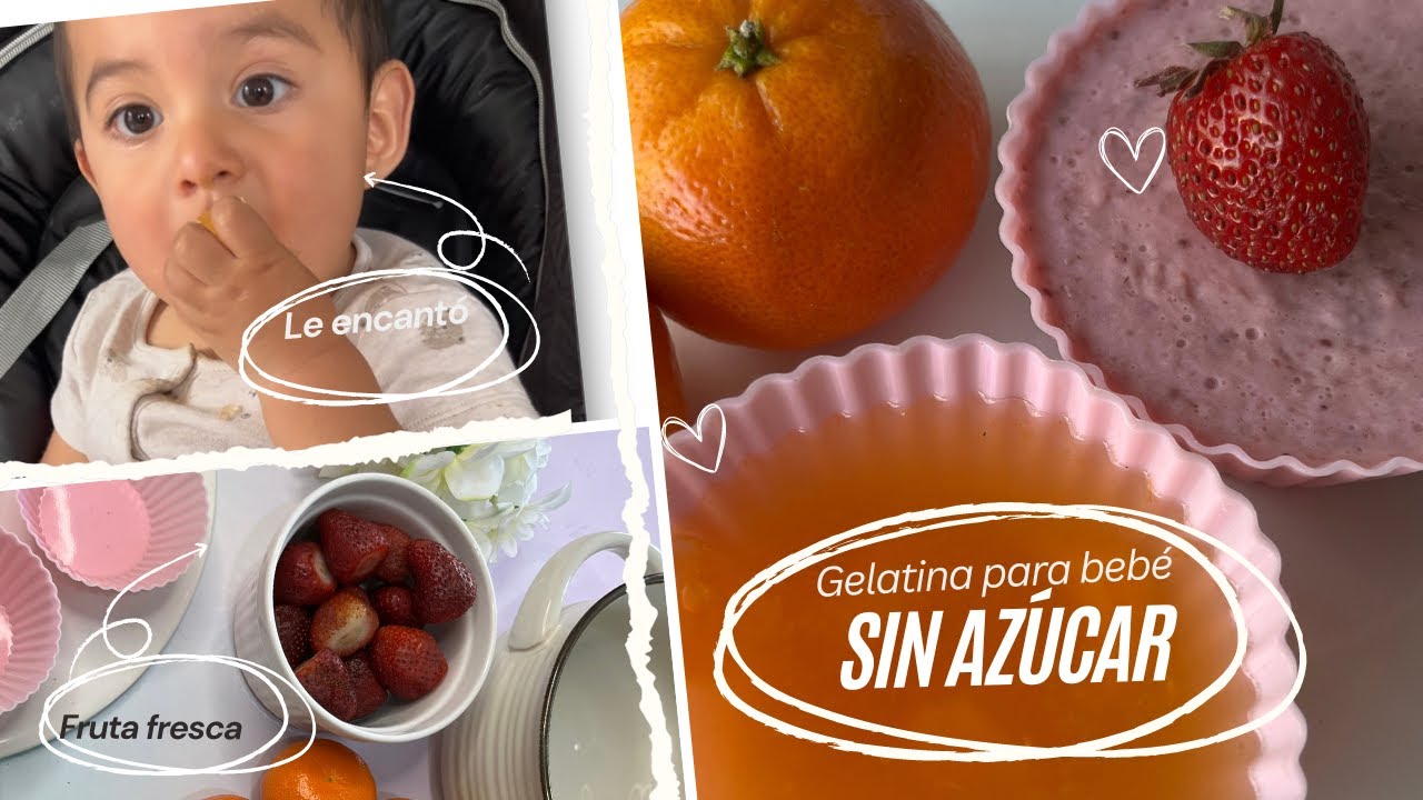 GELATINA PARA BEBE SIN AZUCAR