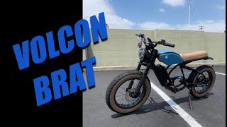 On the fence upgrading Volcon Brat Ebike to 60v electric motorbike cafe racer