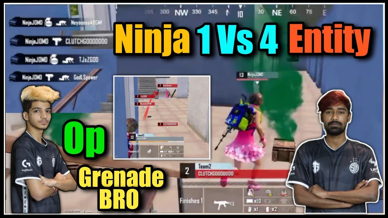 Ninja 1 Vs 4 Entity 😳 | Villager Esports Practice Scrims Highlights