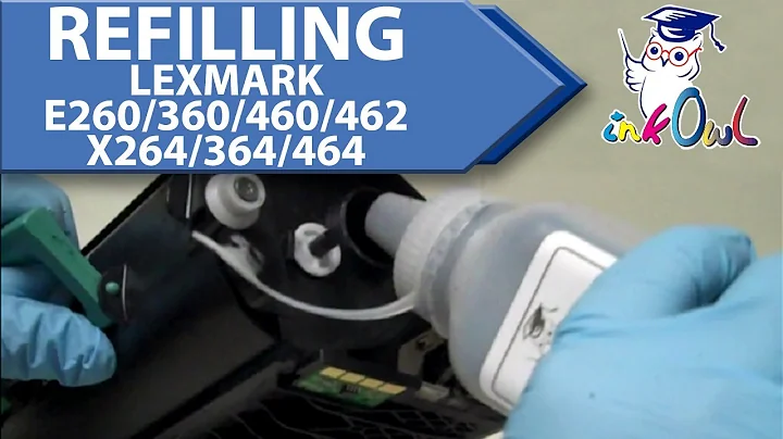 How to Refill Lexmark E260, E360, E460, E462, X264, X364, X464