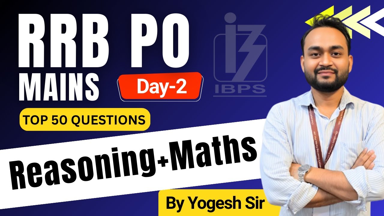 IBPS RRB PO Mains 2025 | Top 50 Most Expected Questions | Maths ...
